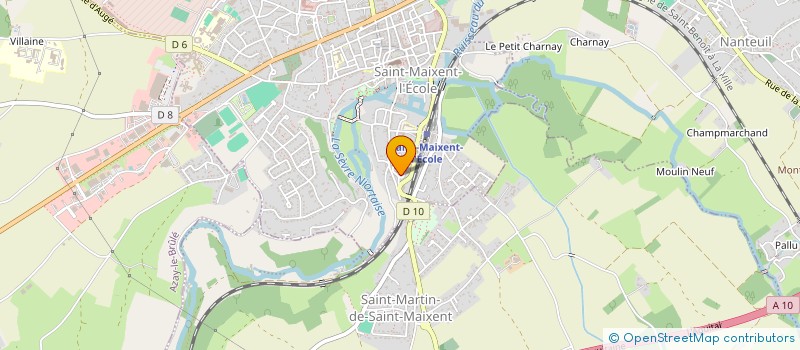 localisation de l'entreprise MADAME AICHA BENSAIGH  SAINT-MAIXENT-L'ECOLE