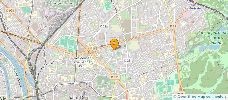 localisation de l'entreprise MADAME AICHA BENTALBI  SAINT-DENIS