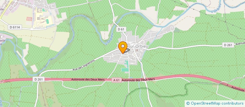 localisation de l'entreprise MADAME AICHA BENYGHZER  LUC-SUR-ORBIEU