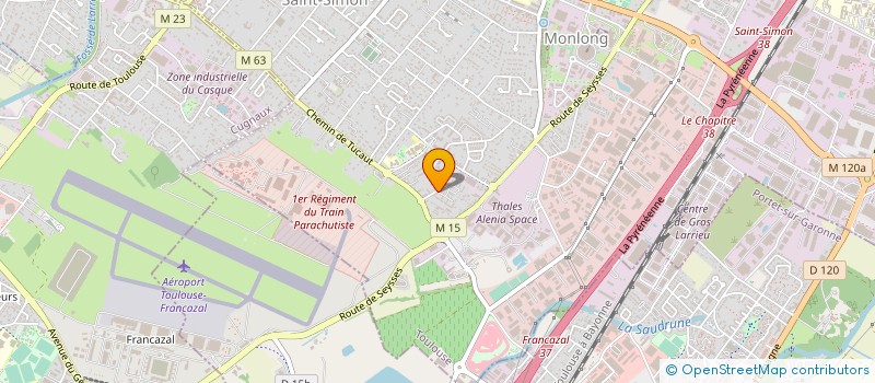 localisation de l'entreprise MADAME AICHA BERRADJAA à TOULOUSE