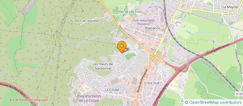localisation de l'entreprise MADAME AICHA BESBASSI à LE CANNET