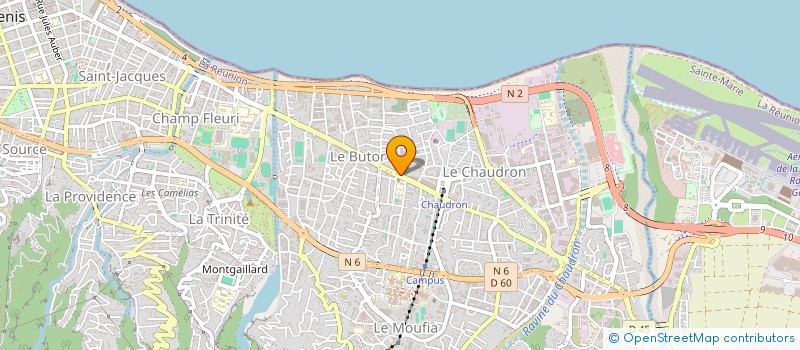 localisation de l'entreprise MADAME AICHA BIBI OARIS à SAINT-DENIS