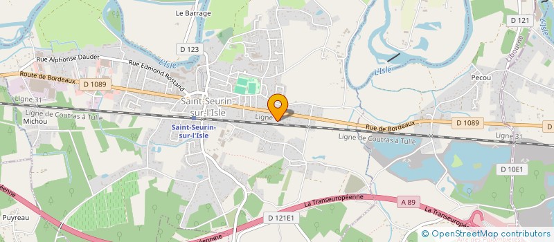 localisation de l'entreprise MADAME AICHA BINATE  SAINT-SEURIN-SUR-L'ISLE