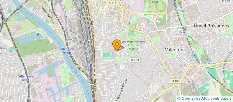 localisation de l'entreprise MADAME AICHA BOUCHOUCHA  VILLENEUVE-SAINT-GEORGES