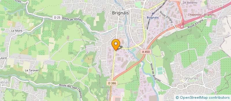 localisation de l'entreprise MADAME AICHA BOUDJELLOULI  BRIGNAIS