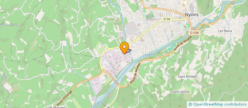 localisation de l'entreprise MADAME AICHA BOUHDADA  NYONS