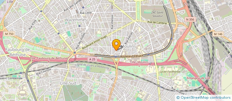 localisation de l'entreprise MADAME AICHA BOUKERROU à LILLE