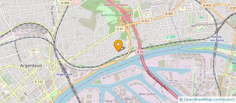 localisation de l'entreprise MADAME AICHA BOUMEDIENNE  ARGENTEUIL