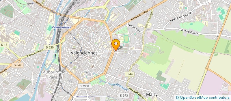 localisation de l'entreprise MADAME AICHA BOUNIR à VALENCIENNES