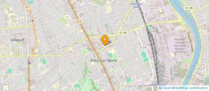 localisation de l'entreprise MADAME AICHA BOUSKRI à VITRY-SUR-SEINE