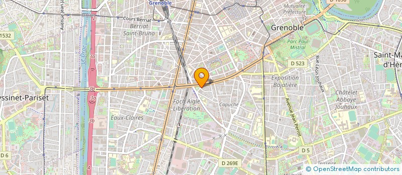 localisation de l'entreprise MADAME AICHA BOUZID à GRENOBLE