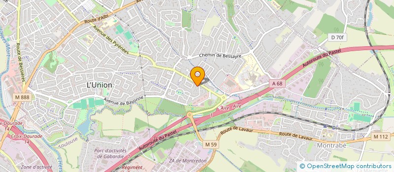 localisation de l'entreprise MADAME AICHA CHOURFI à L'UNION