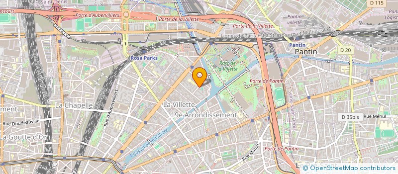 localisation de l'entreprise MADAME AICHA DIABY  PARIS