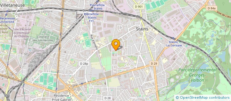 localisation de l'entreprise MADAME AICHA DIAGNY  STAINS