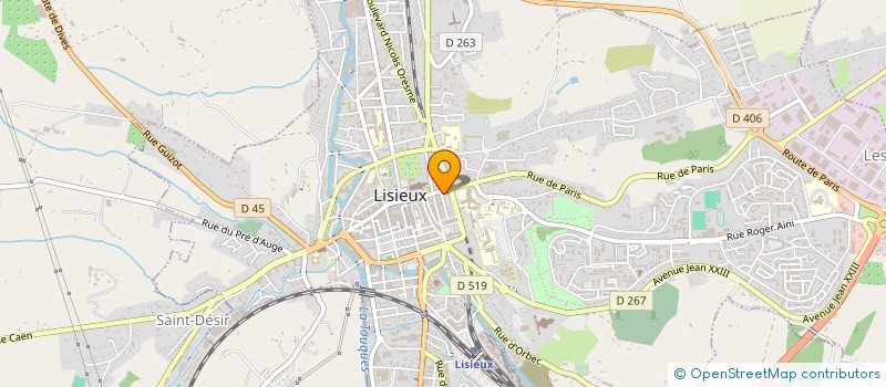 localisation de l'entreprise MADAME AICHA DIALLO à LISIEUX