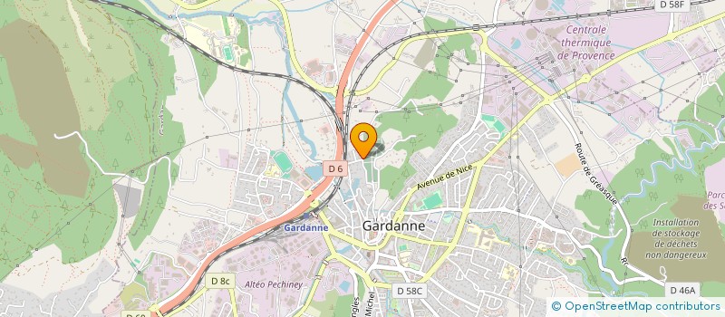 localisation de l'entreprise MADAME AICHA DRAOUI à GARDANNE