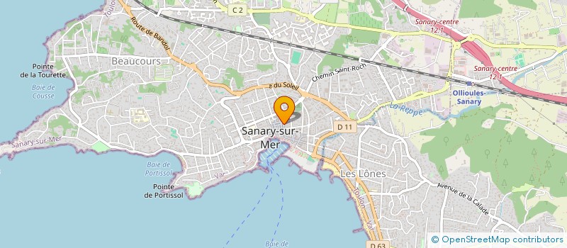 localisation de l'entreprise MADAME AICHA DRID à SANARY-SUR-MER