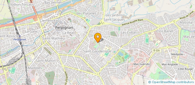 localisation de l'entreprise MADAME AICHA EL BOUKHRISSI RABHI  PERPIGNAN