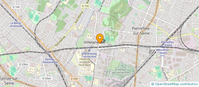 localisation de l'entreprise MADAME AICHA EL KIHEL à VILLETANEUSE