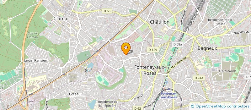 localisation de l'entreprise MADAME AICHA ENSAAD à FONTENAY-AUX-ROSES