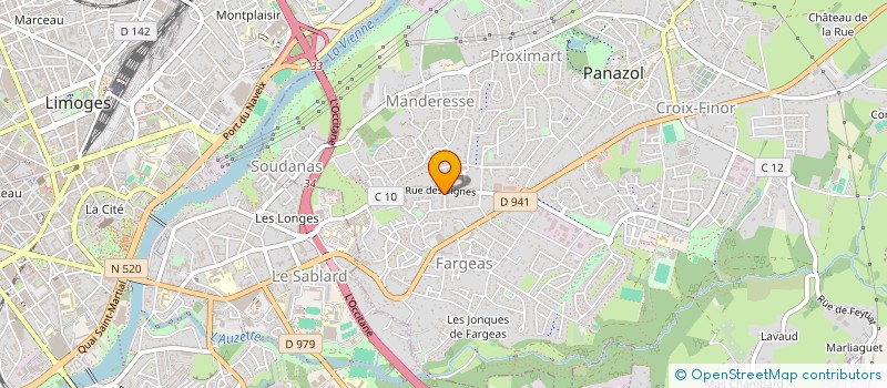 localisation de l'entreprise MADAME AICHA ES SEBBANI à PANAZOL