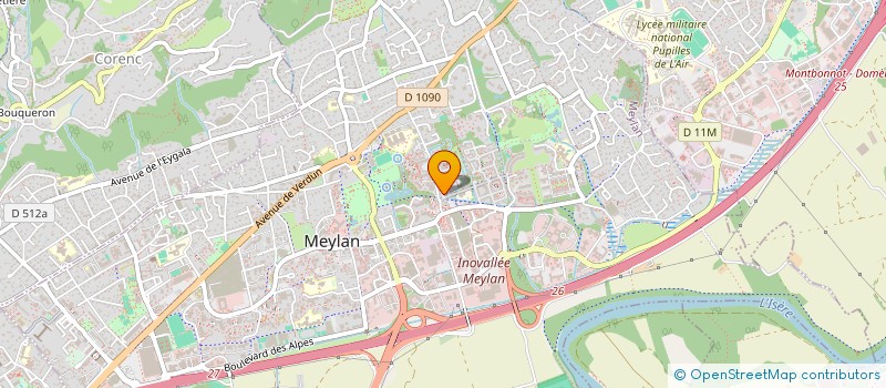 localisation de l'entreprise MADAME AICHA ESSID  MEYLAN