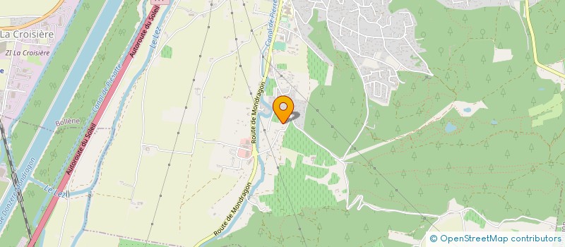 localisation de l'entreprise MADAME AICHA EZZAHR  BOLLENE