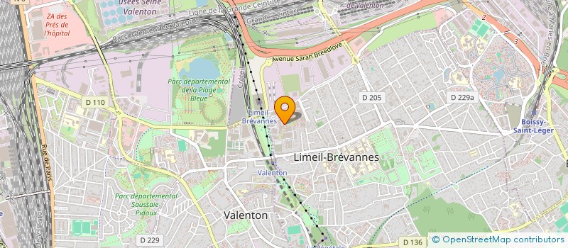 localisation de l'entreprise MADAME AICHA FOUNDI  LIMEIL-BREVANNES