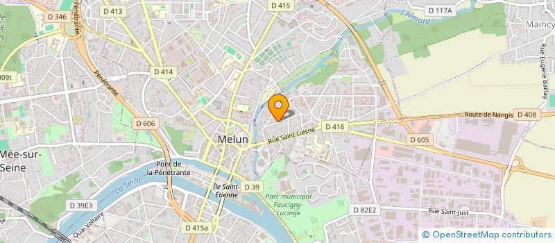 localisation de l'entreprise MADAME AICHA GASMI à MELUN