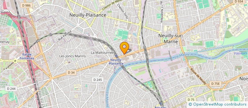 localisation de l'entreprise MADAME AICHA GASSAMA  NEUILLY-PLAISANCE