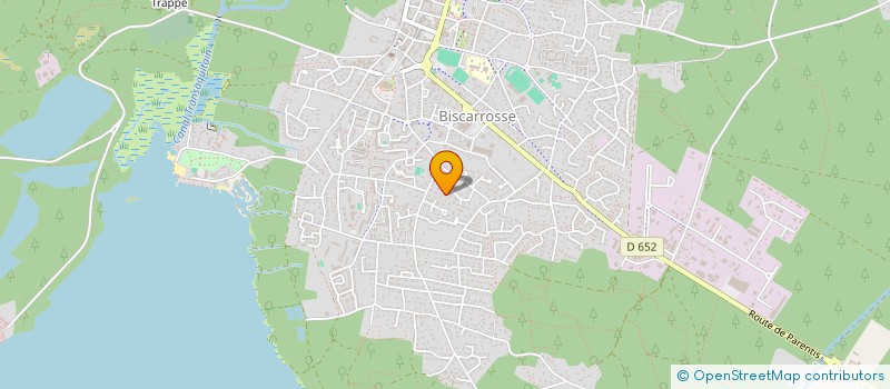 localisation de l'entreprise MADAME AICHA GHORBEL  BISCARROSSE