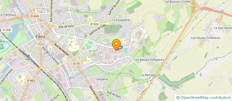 localisation de l'entreprise MADAME AICHA GUEDDA OLIVEIRA CARVALHO à FLERS