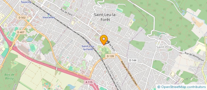 localisation de l'entreprise MADAME AICHA HADJIMI  SAINT-LEU-LA-FORET