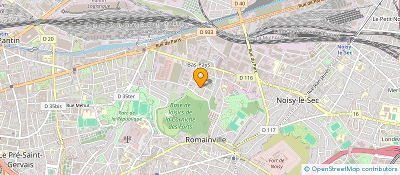localisation de l'entreprise MADAME AICHA HAMADOUCHE à ROMAINVILLE