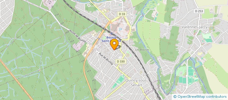 localisation de l'entreprise MADAME AICHA HIROUCHE  QUINCY-SOUS-SENART