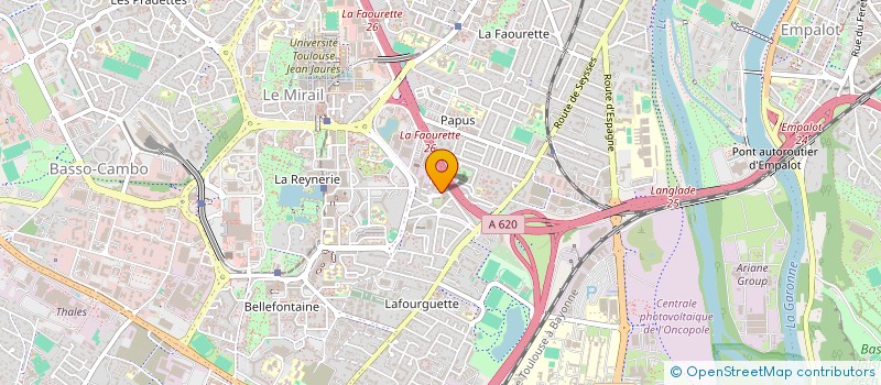 localisation de l'entreprise MADAME AICHA IBOURK à TOULOUSE