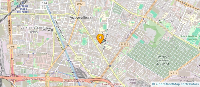 localisation de l'entreprise MADAME AICHA IQBAL à AUBERVILLIERS
