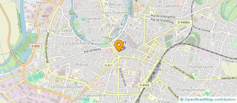 localisation de l'entreprise MADAME AICHA KABRITI  NIORT