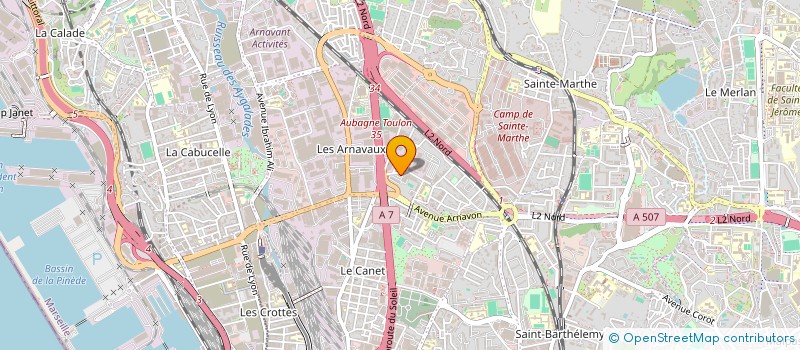 localisation de l'entreprise MADAME AICHA KADDOURI  MARSEILLE