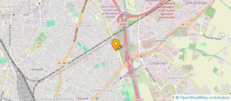 localisation de l'entreprise MADAME AICHA KAOULAL  TOULOUSE