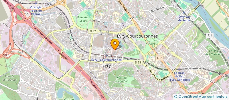 localisation de l'entreprise MADAME AICHA KARA à EVRY-COURCOURONNES
