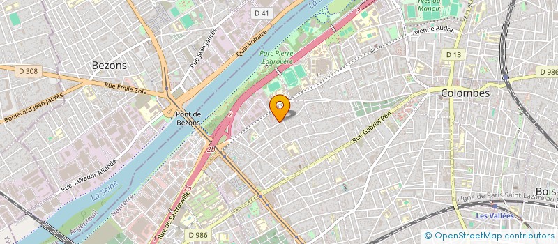 localisation de l'entreprise MADAME AICHA KEBE  COLOMBES