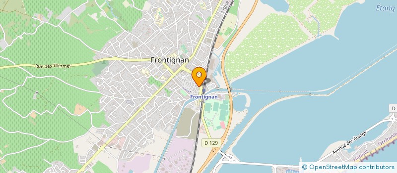 localisation de l'entreprise MADAME AICHA KERRACHE à FRONTIGNAN