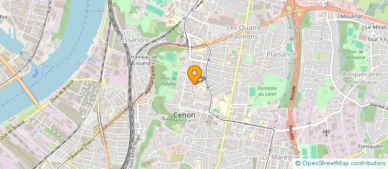 localisation de l'entreprise MADAME AICHA KHADRI à CENON