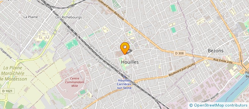 localisation de l'entreprise MADAME AICHA KOATHAL à HOUILLES