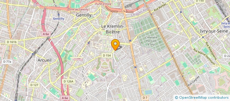 localisation de l'entreprise MADAME AICHA KORCHI  LE KREMLIN-BICETRE