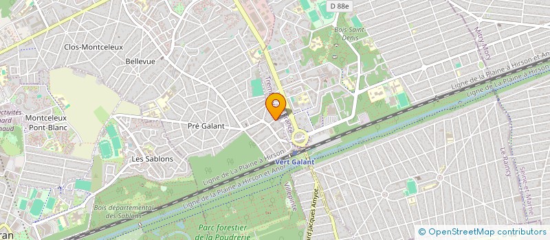 localisation de l'entreprise MADAME AICHA LAASRI  VILLEPINTE