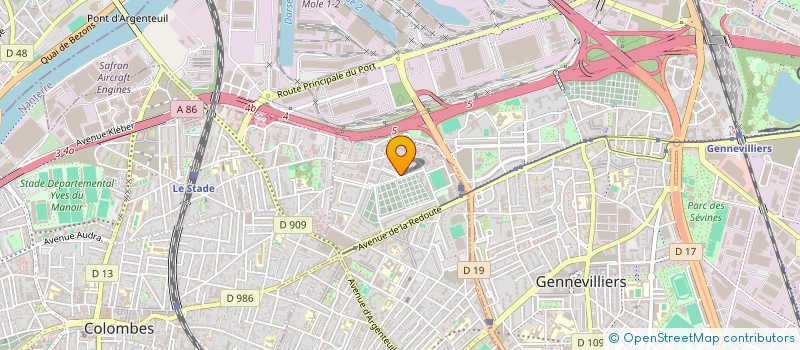 localisation de l'entreprise MADAME AICHA MAARIF à ASNIERES-SUR-SEINE