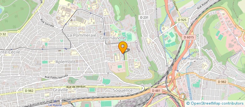 localisation de l'entreprise MADAME AICHA MECHTI à LE HAVRE