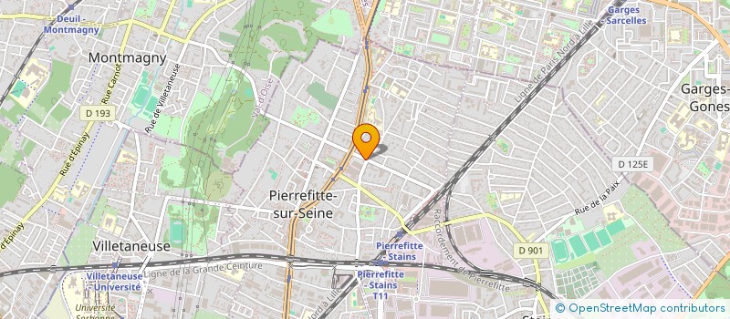 localisation de l'entreprise MADAME AICHA MEKKAOUI à PIERREFITTE-SUR-SEINE